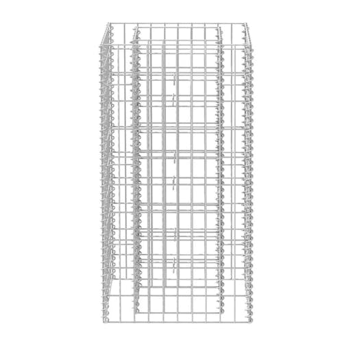NNEVL Gabion Raised Bed Steel 50x50x100 cm