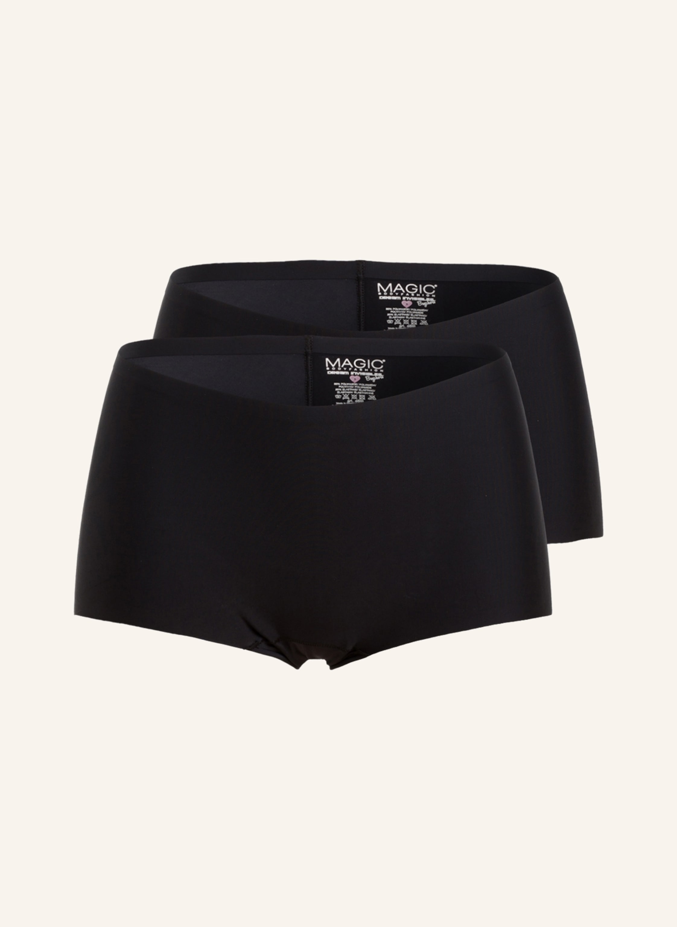 MAGIC Bodyfashion 2er-Pack Panties DREAM INVISIBLES BOYSHORT