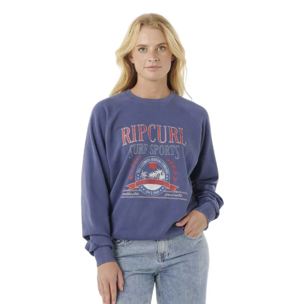 Rip Curl Surf Dept Relaxed Raglan Crew sweatshirt