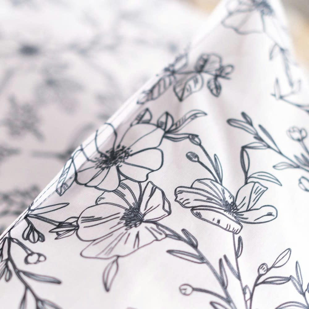 - Parure de couette 100% coton 57 fils imprimée 240x220 2 taies