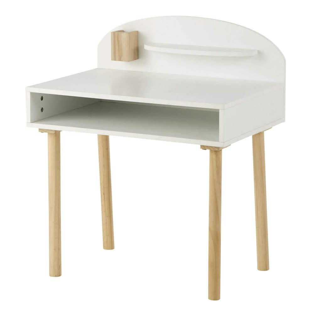 Nuage - Bureau enfant blanc