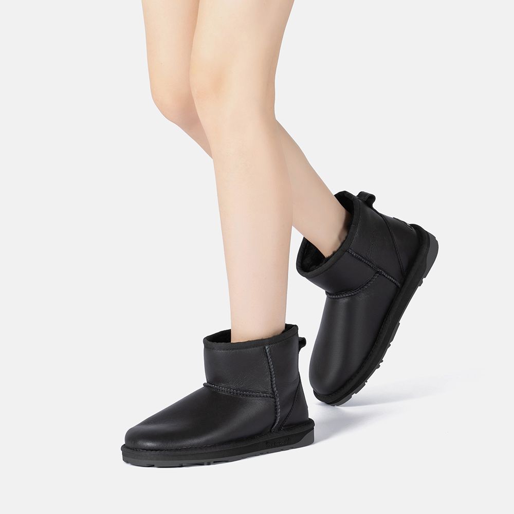 EverAu Australia Real Sheepskin Mini Classic Boots with TPR Sole