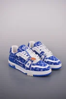 Louis Vuitton Sneakers pattern blue
