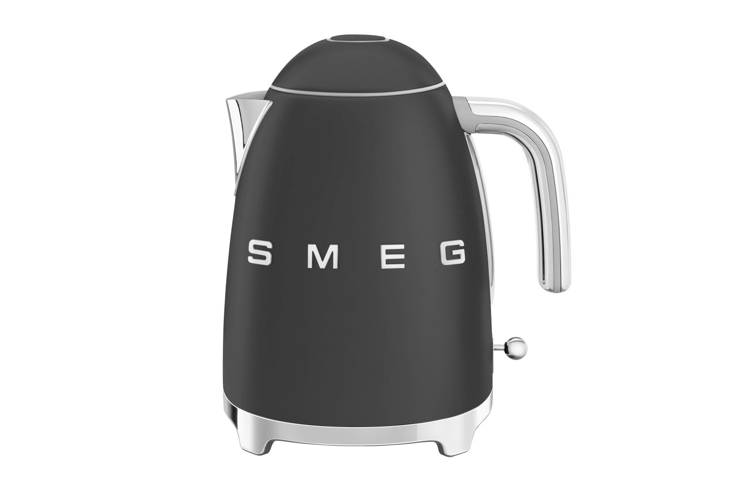 Smeg Kettle 1.7L 3Kw & 2-Slice Toaster Set, Stainless Steel in Matte Black