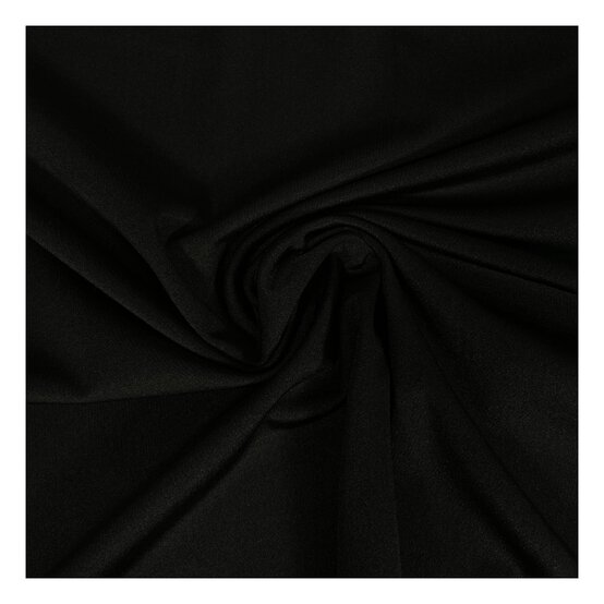 Black Elastane Fabric by the Metre