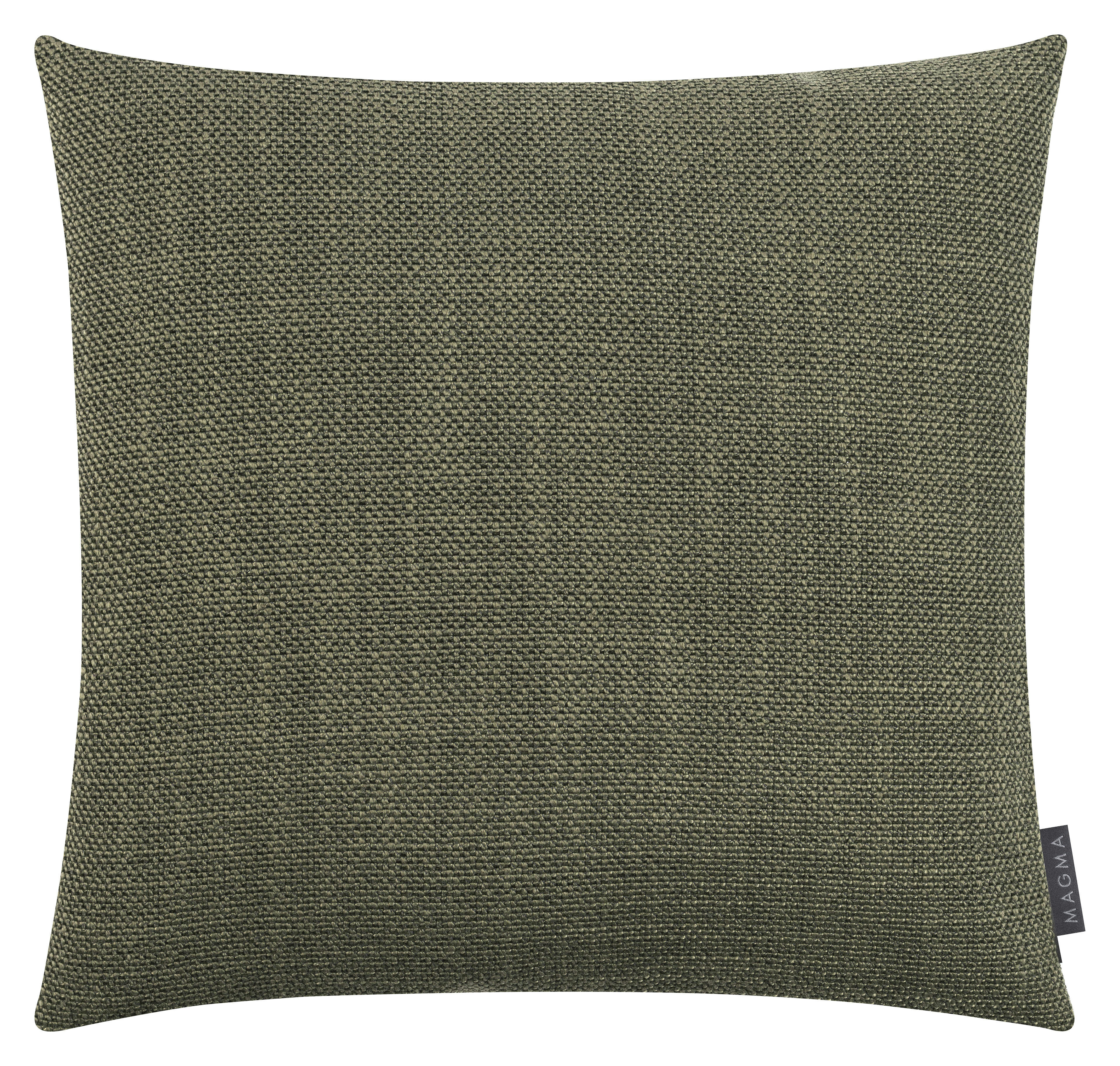 AUSTIN - Housse de coussin jacquard uni vert 50x50