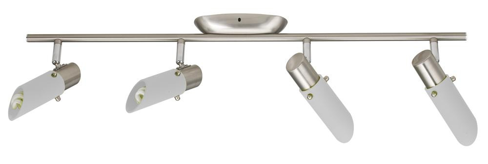Lampa sufitowa nikiel-biała TRENDI 4xE14x9W wym: 20x71x9 cm Candellux