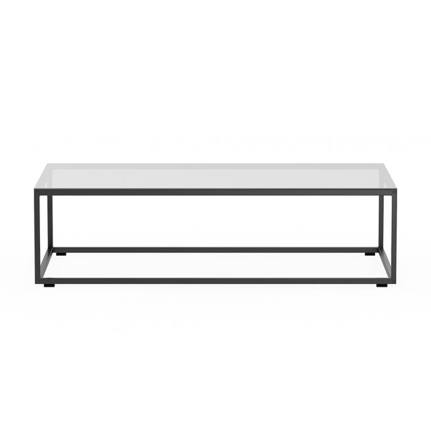 MESA CENTRO 1,10 M X 60 CM VIDRO LINNEA