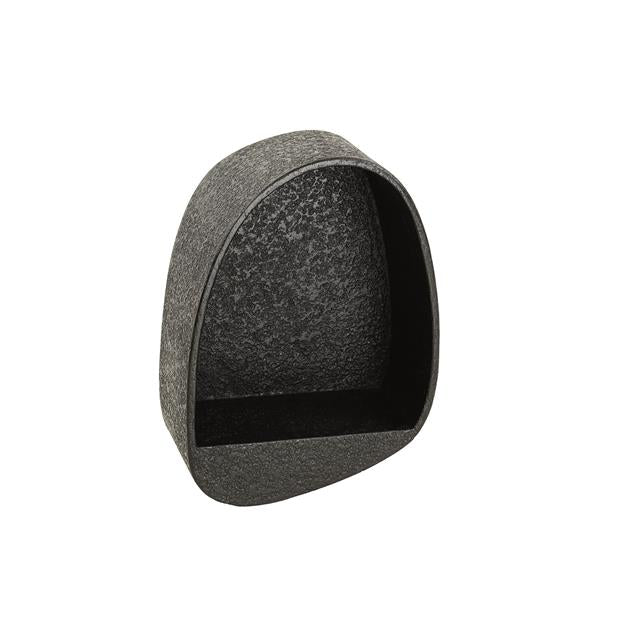 Giga Meubel Wandschap Metallic Druppel - Grijs Metaal - 34x21x46cm