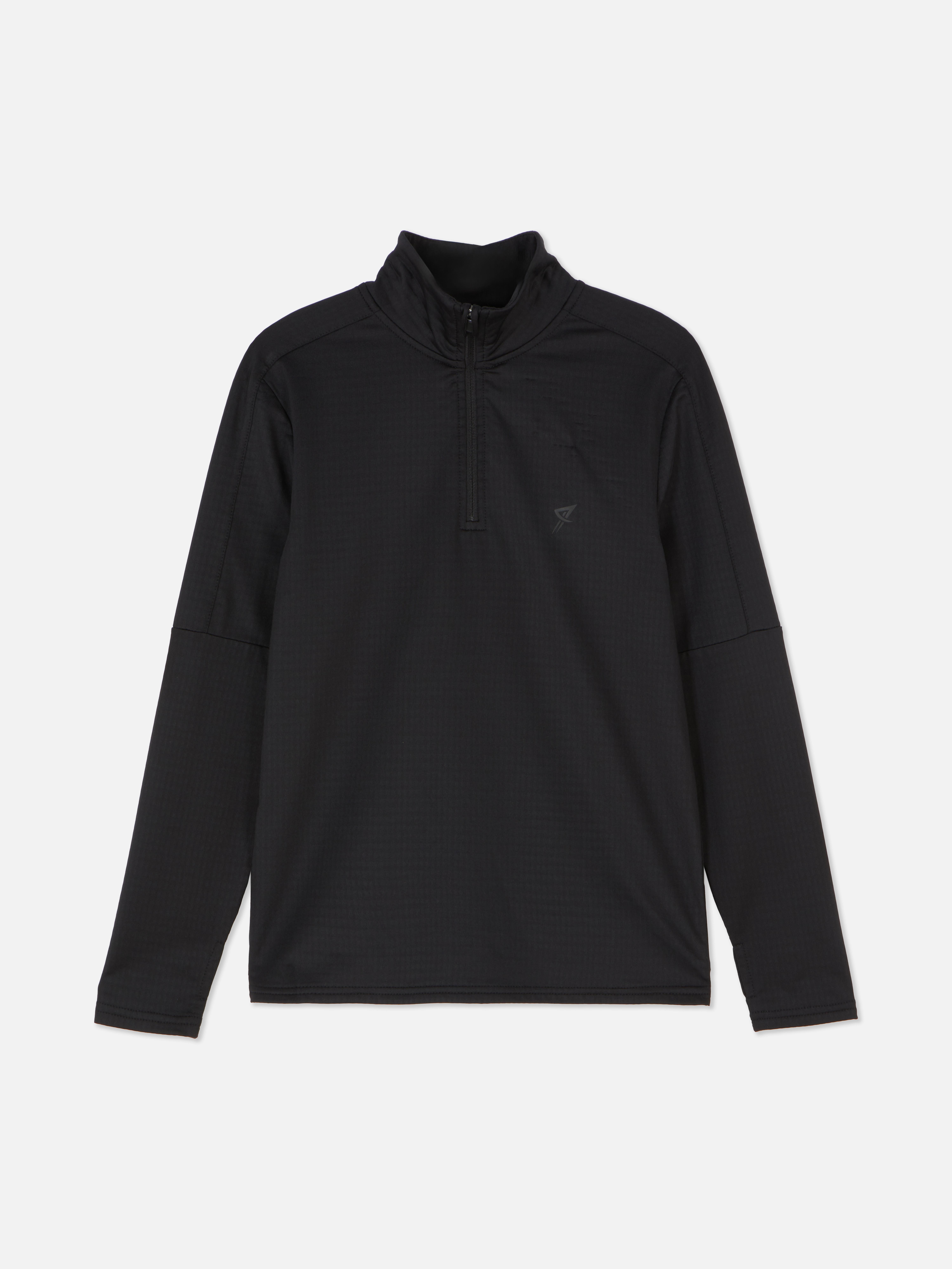 Funnel Neck Half-Zip Sweatshirt