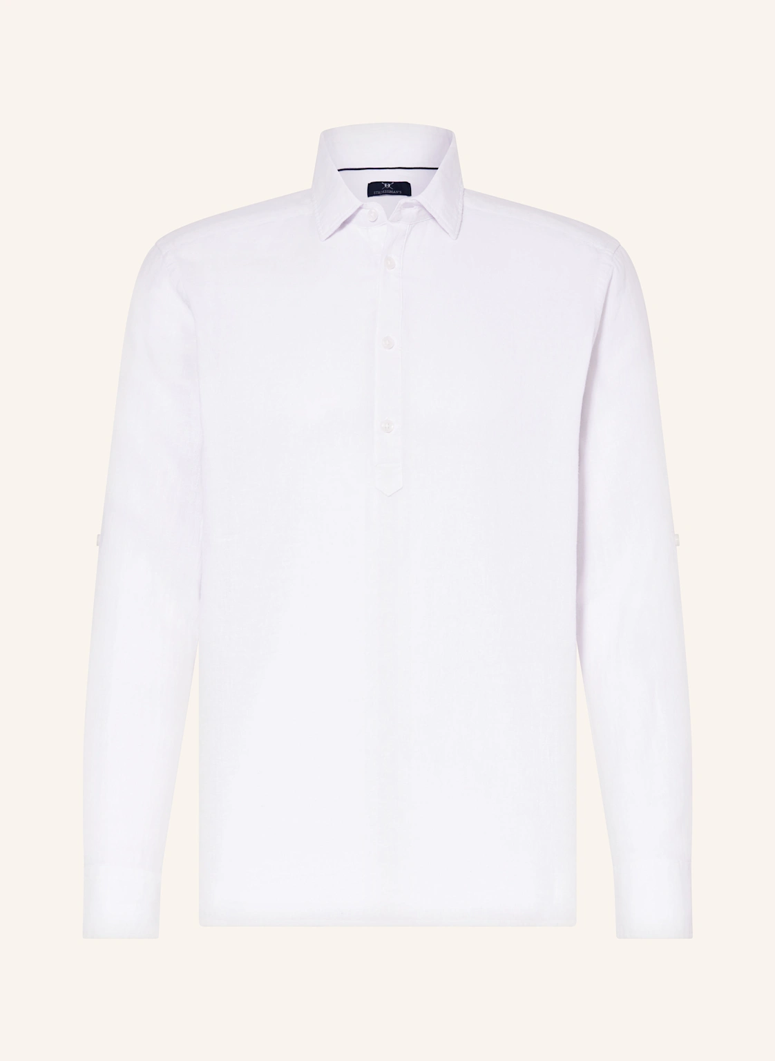 STROKESMAN'S Hemd Regular Fit mit Leinen