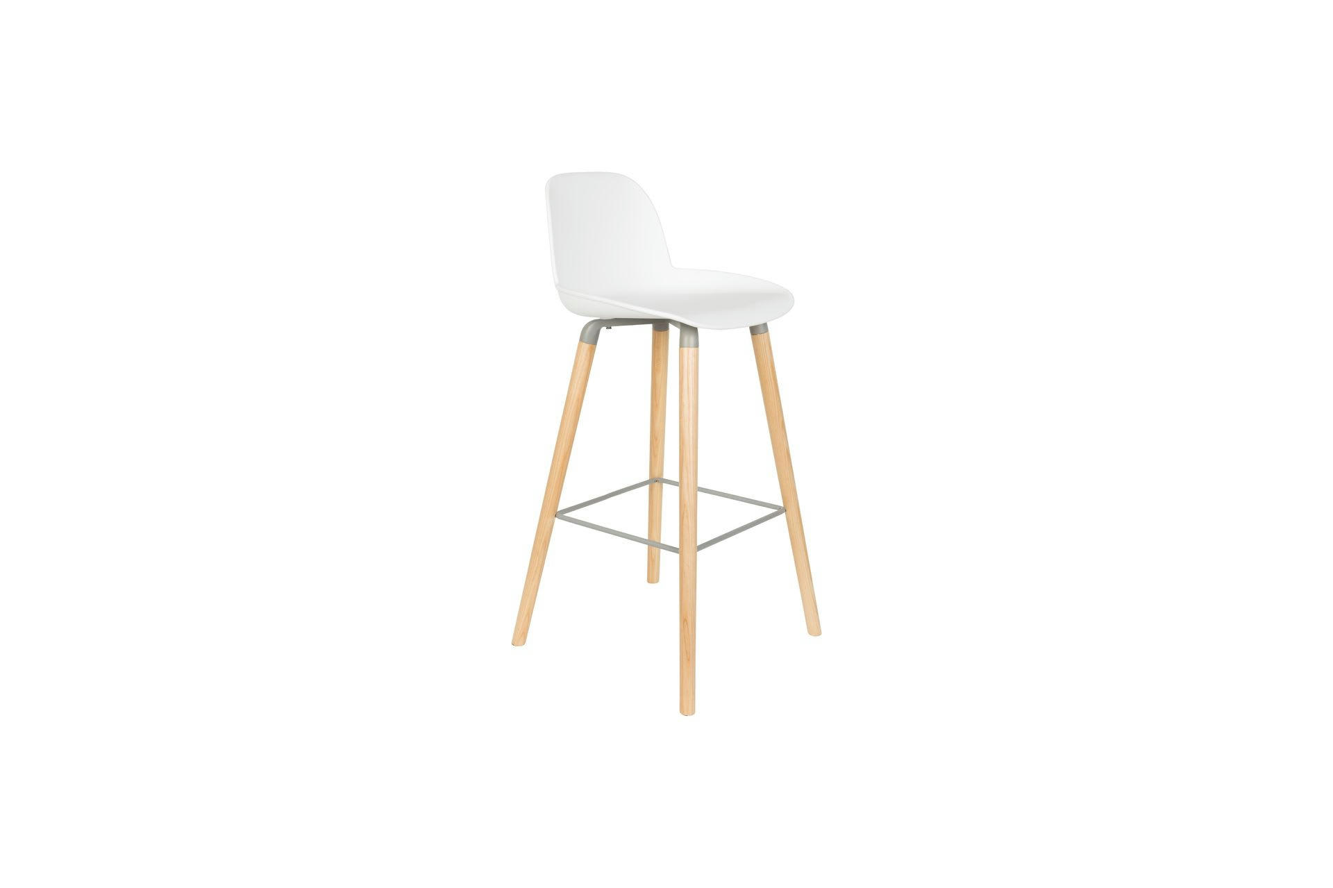 ALBERT KUIP - Tabouret de bar en polypropylène blanc