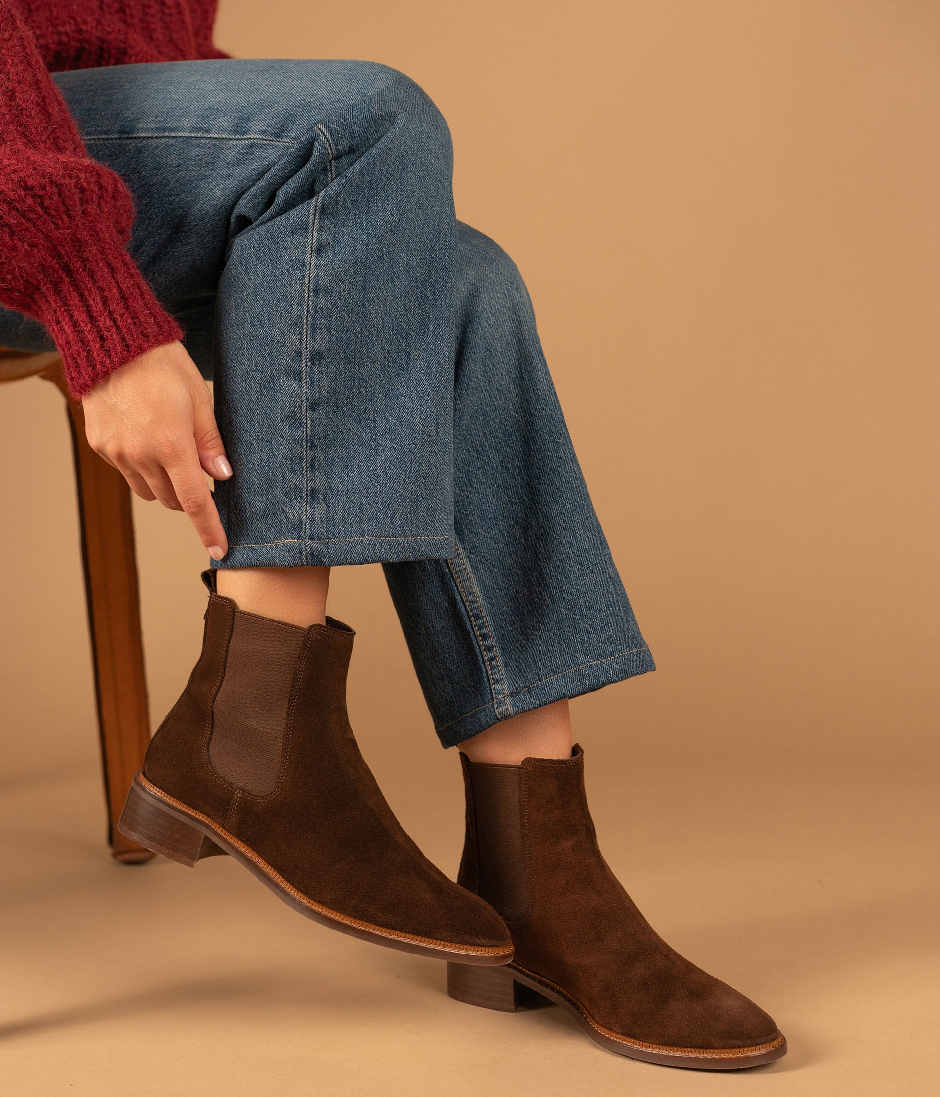 Chelsea boots Selia chocolat