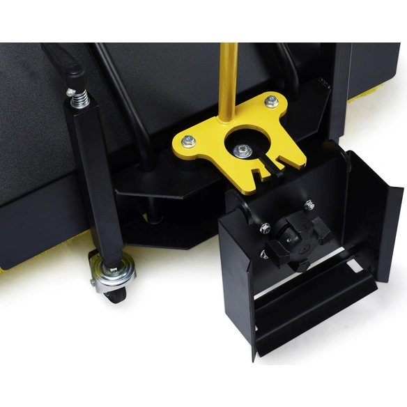 Kehrbürste, Nylon, schwarz/gelb, Arbeitsbreite: 80 cm, 50 kg