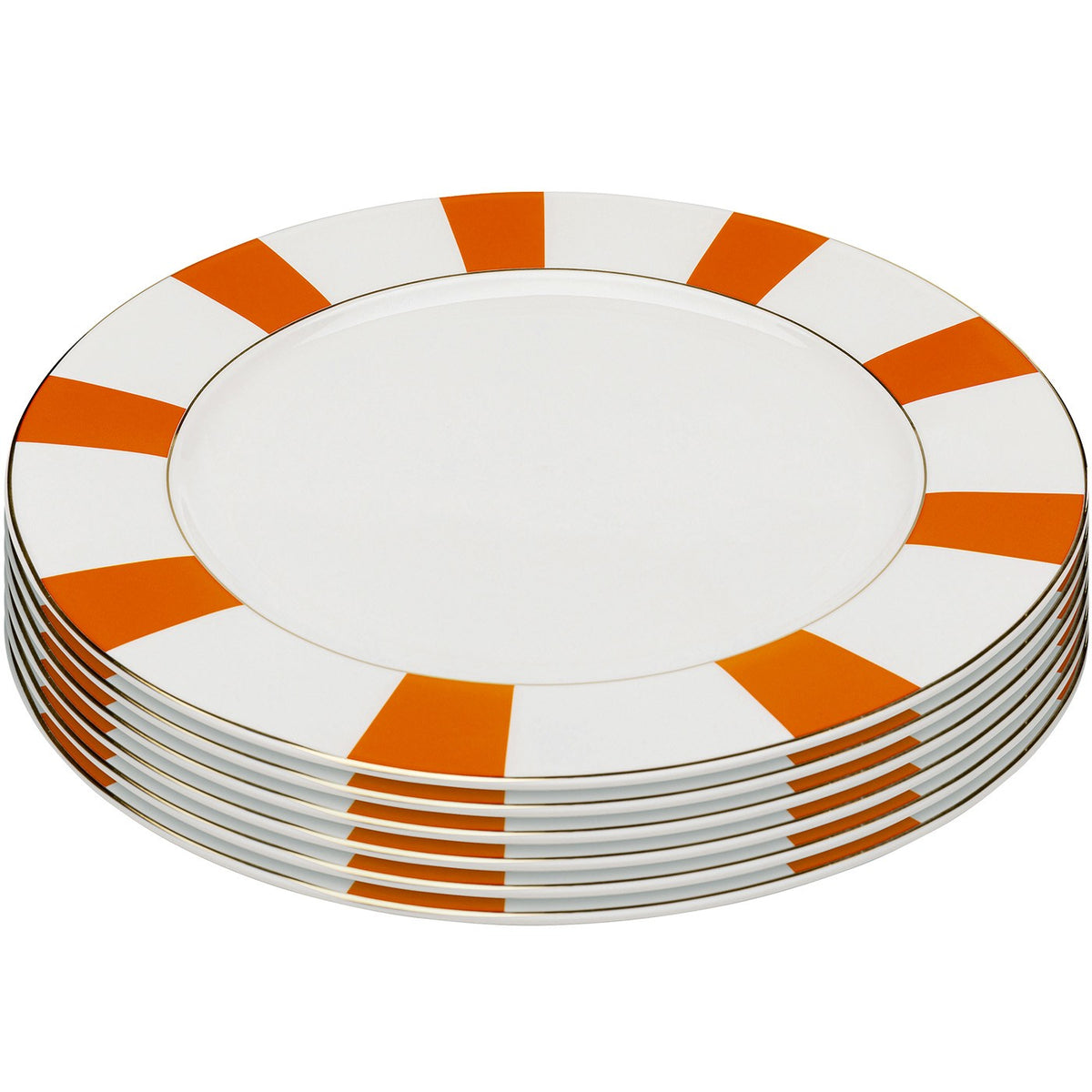 Kare Design Borden Harlequin Ø27cm oranje (6/set)