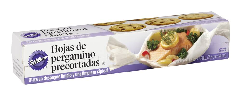 Wilton Pre-Cut Parchment Sheets, 10 x 15-in, 12-pk