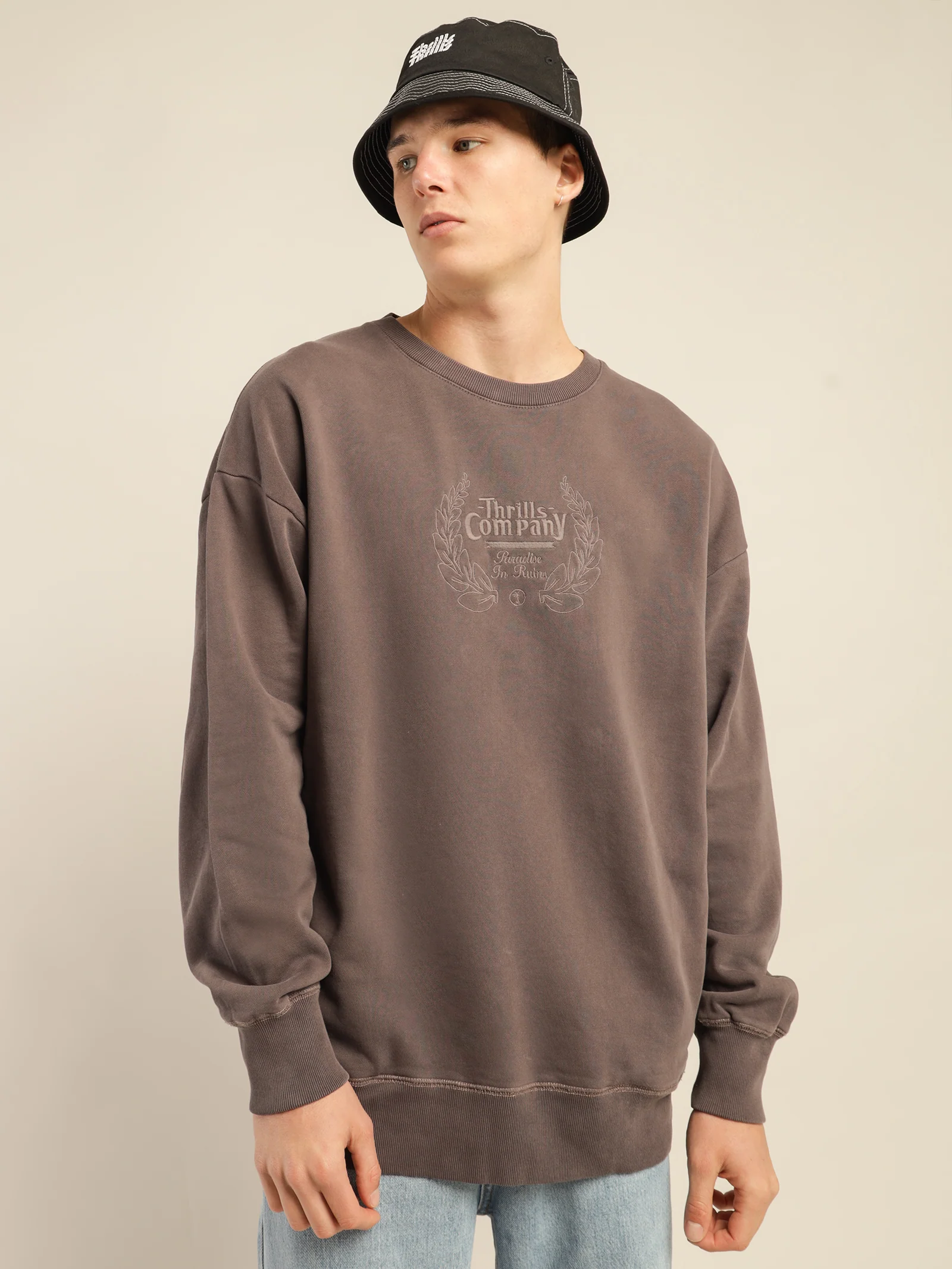 Paradise Slouch Crew Neck Fleece
