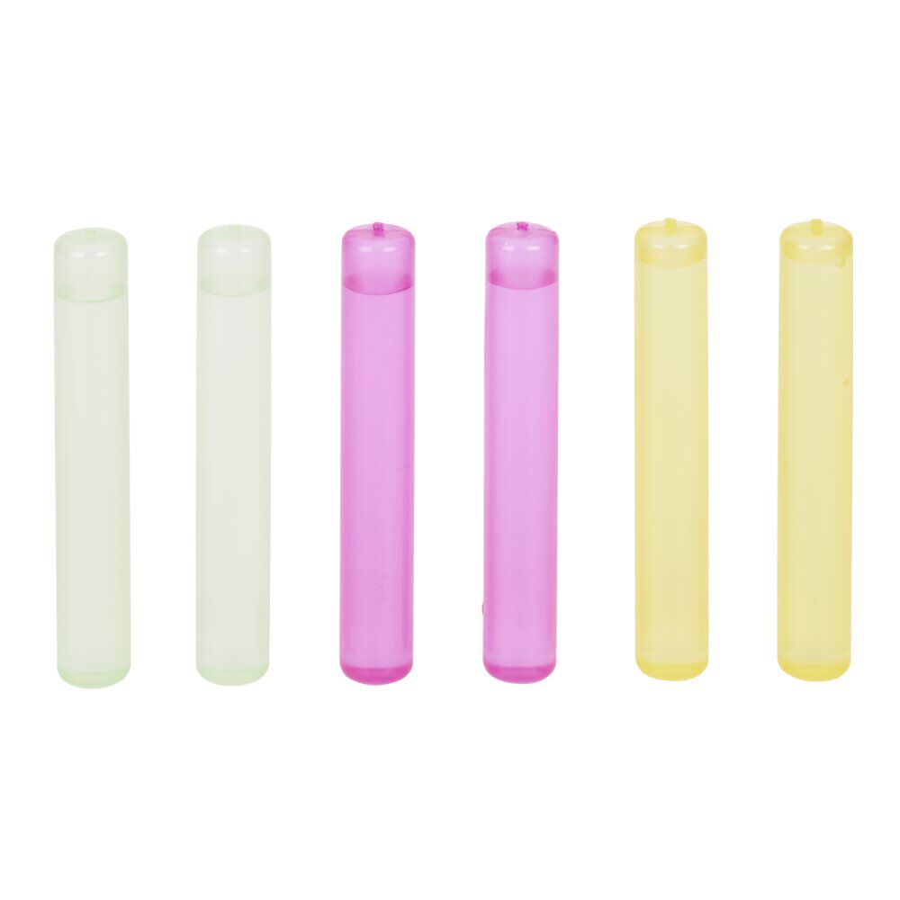 Lot de 6 bâtons de glace réutilisables vert/jaune/rose