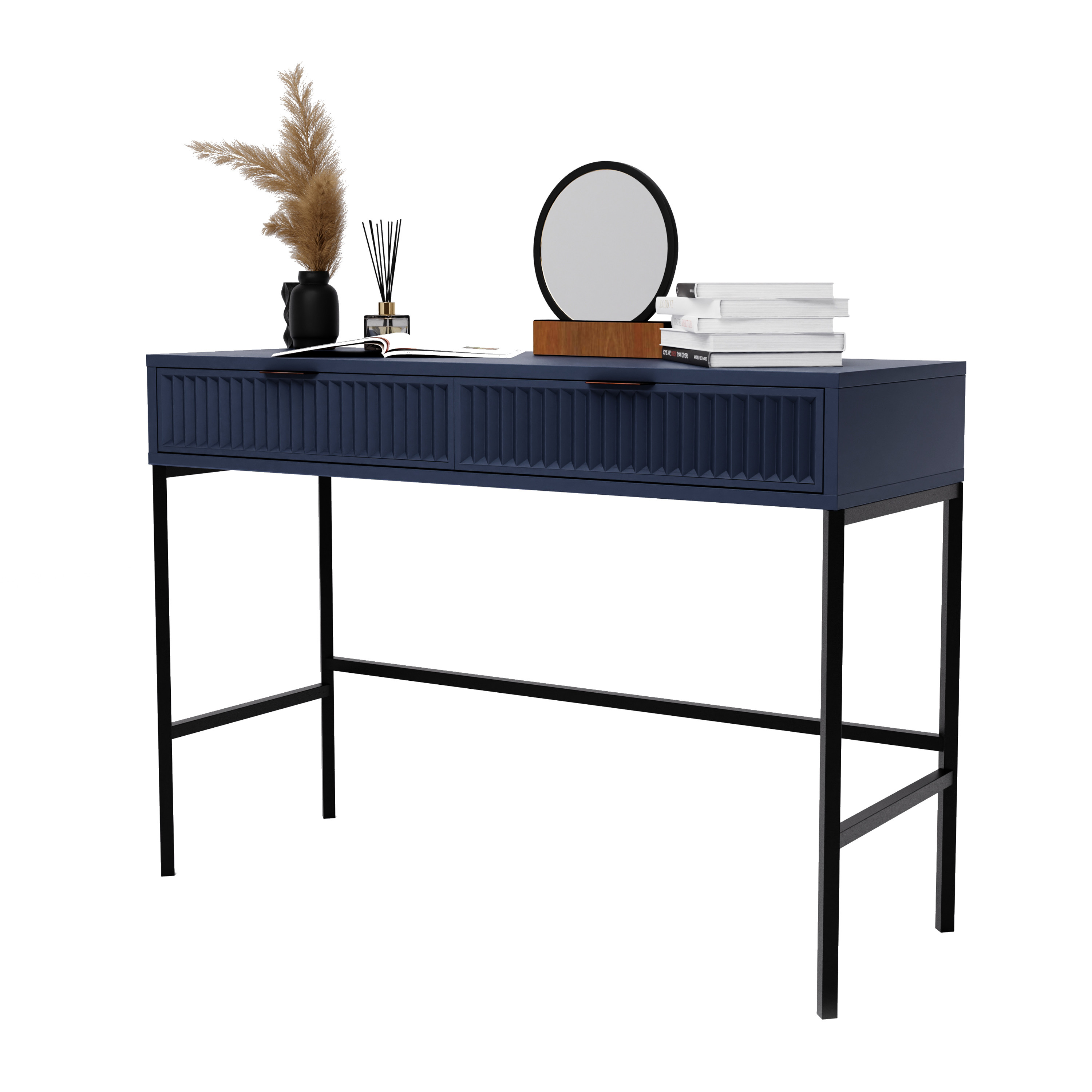 Toaletka WAVE 110 cm z szufladami - indigo