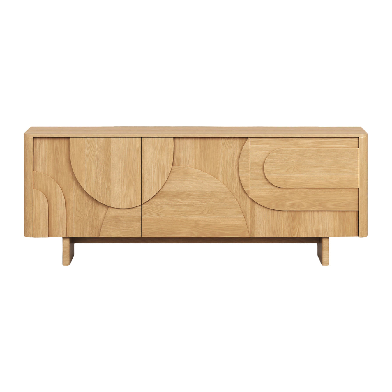 by fonQ Brikk Dressoir B 200 cm - Eiken / Naturel