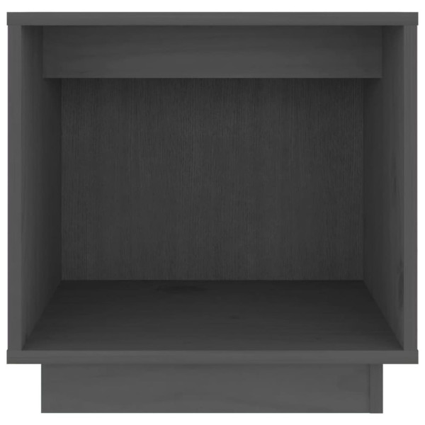 2x Szafka Nocna Stolik Komoda Szara Do Sypialni Pokoju Salonu 40x30x40 cm