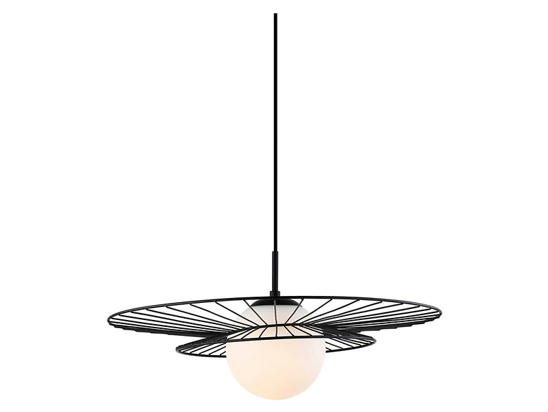 Lampa wisząca Alison stalowa czarna