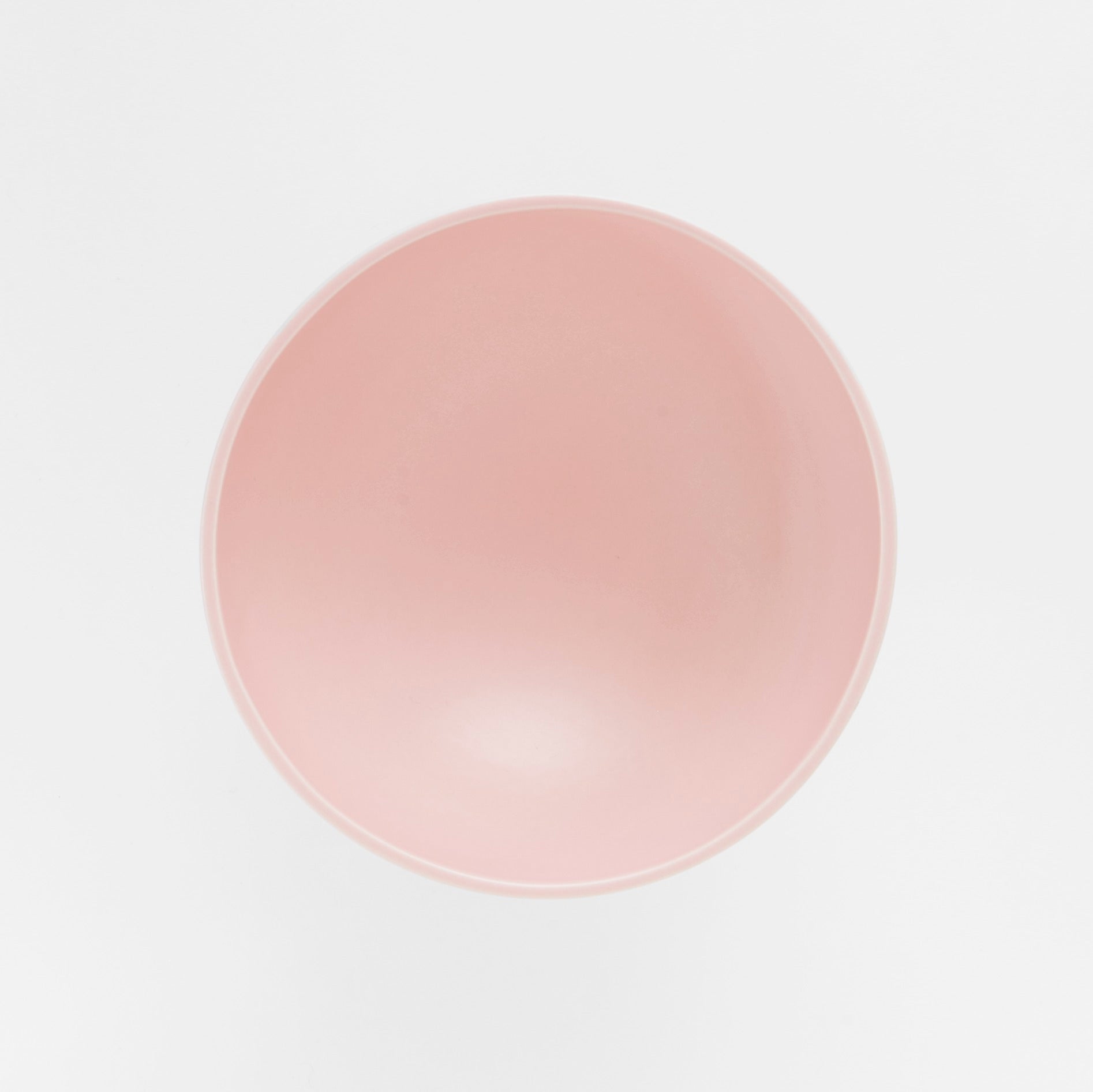 Large Coral Blush Statement Pedestal Bowl