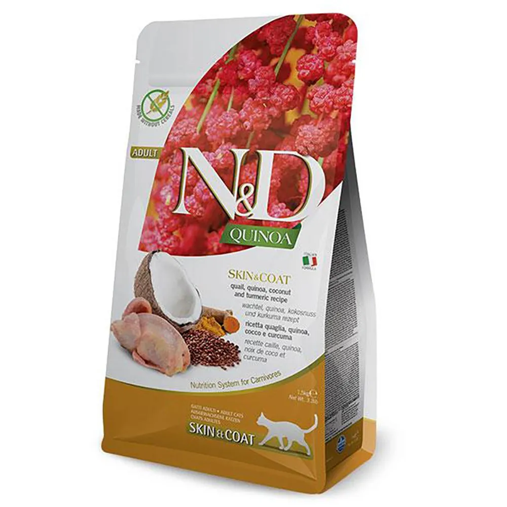 Farmina Quinoa Skin Coat Quail Cat Food 1.5kg