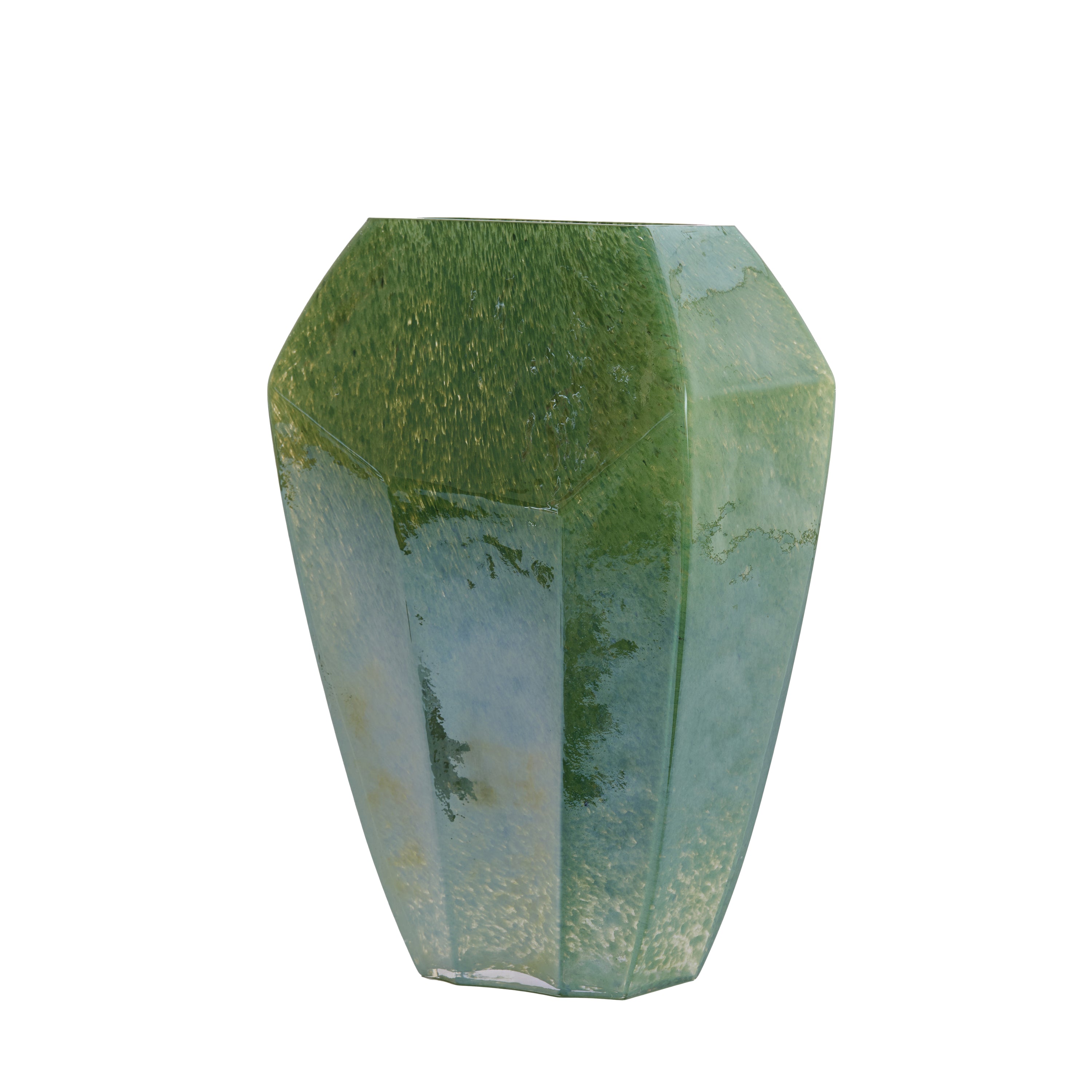 Light&living Vaas 30x16x44,5 cm VIONNA glas donker groen luster