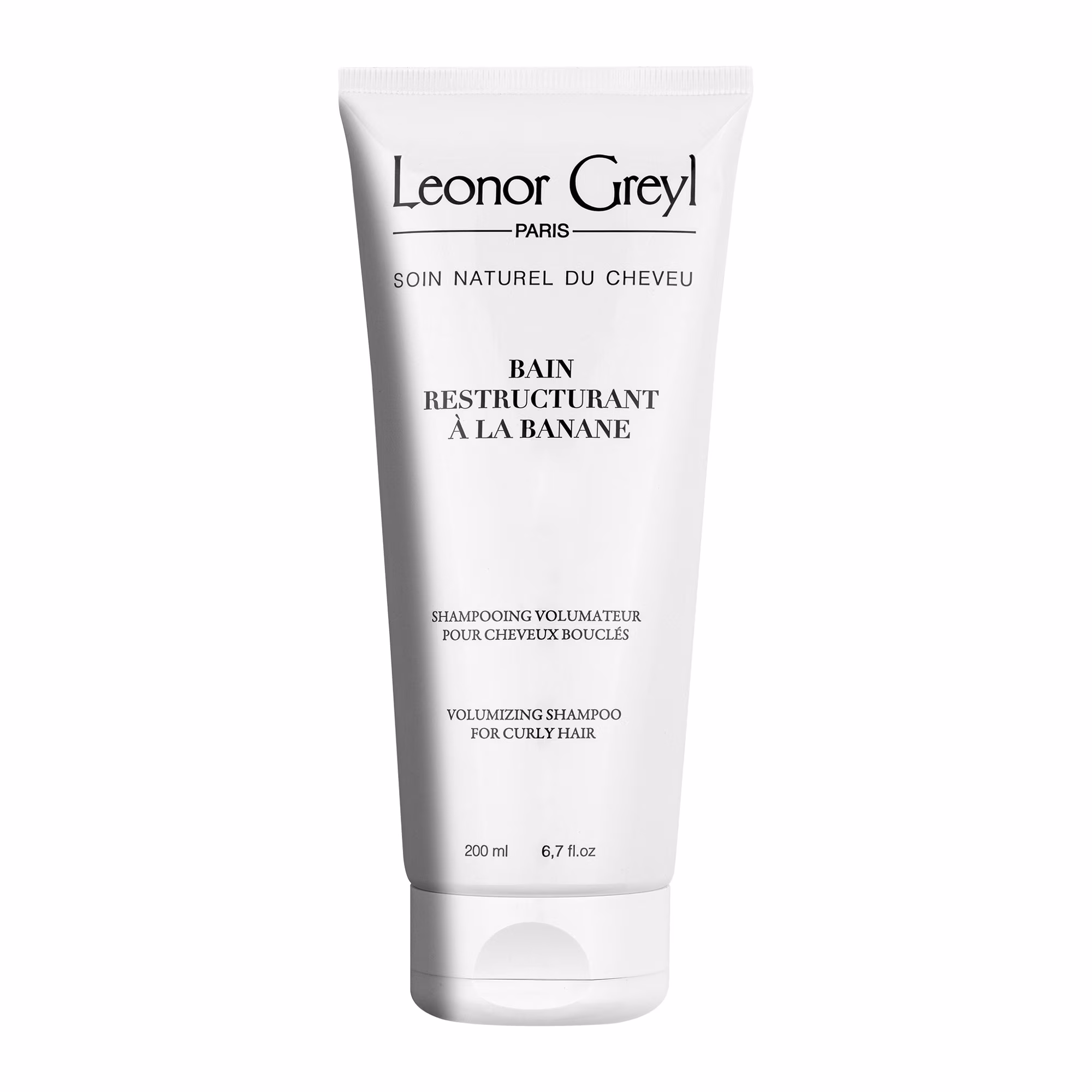 BAIN RESTRUCTURANT À LA BANANEShampooing volumateur pour cheveux bouclés