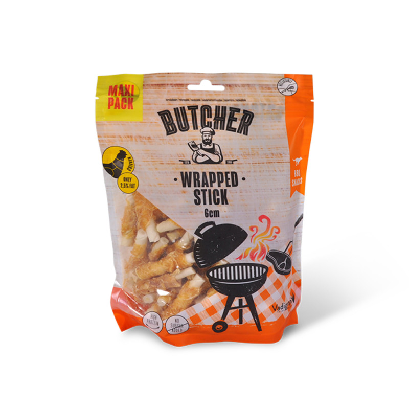 Wrapped stick mini au poulet 6 cm 0,375 kg