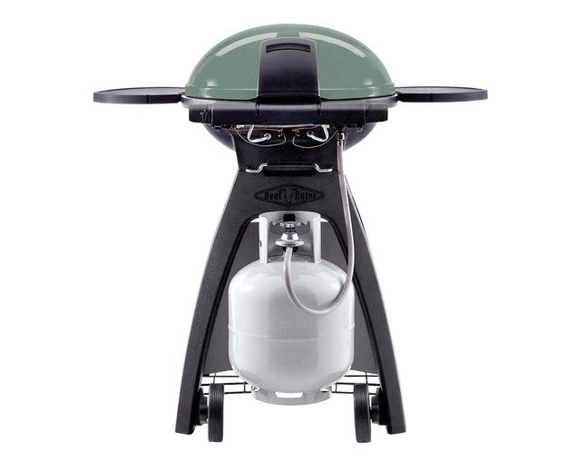 BeefEater BUGG 2 burner BBQ with Trolley - Eucalyptus Green