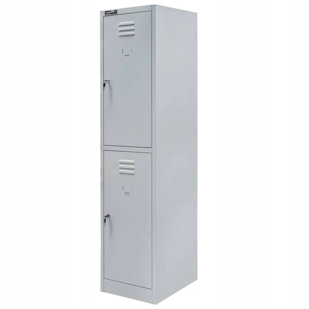 Szafka Metalowa Ubraniowa Socjalna BHP 180x40x50cm Szara Mega-M