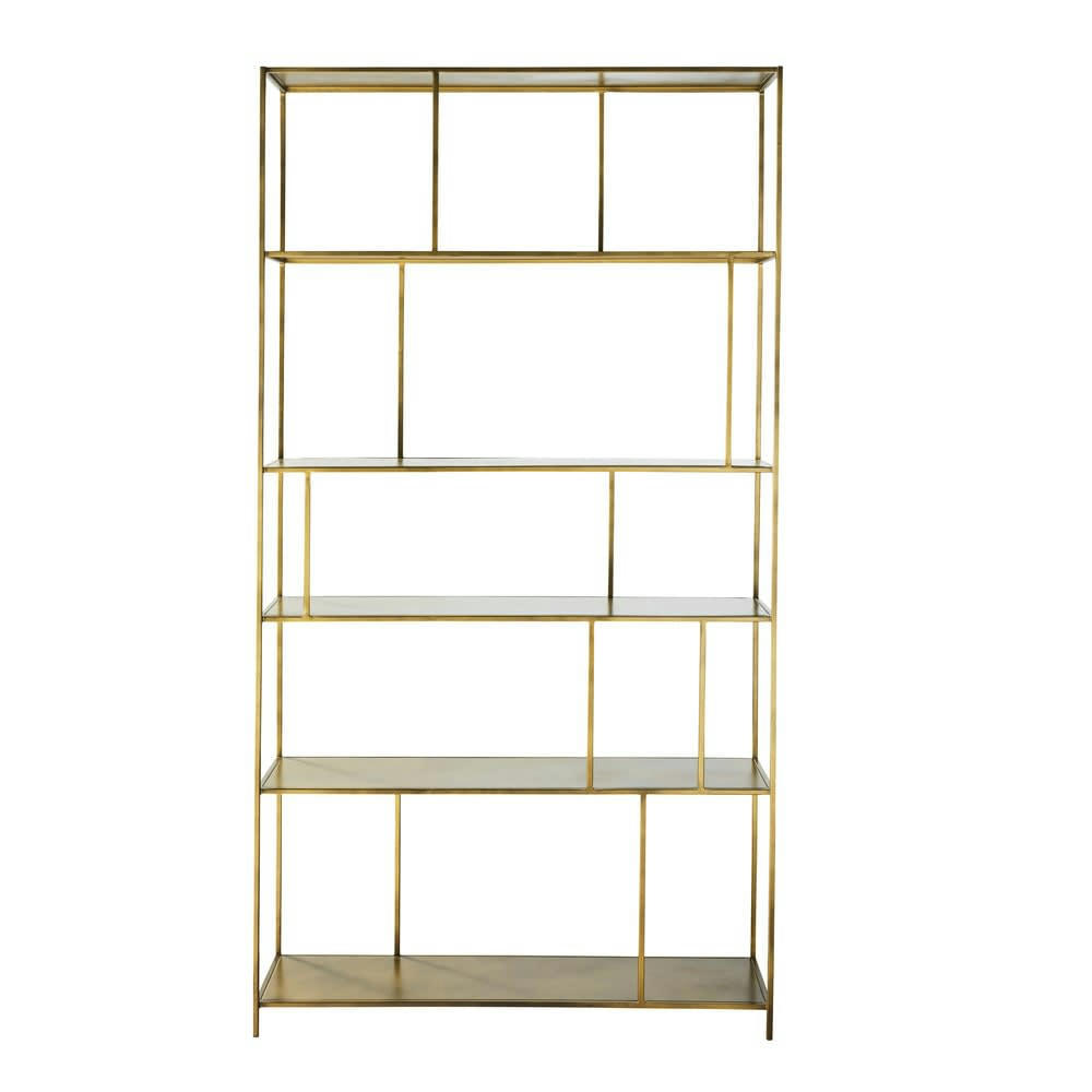 Simply - Étagère en métal doré