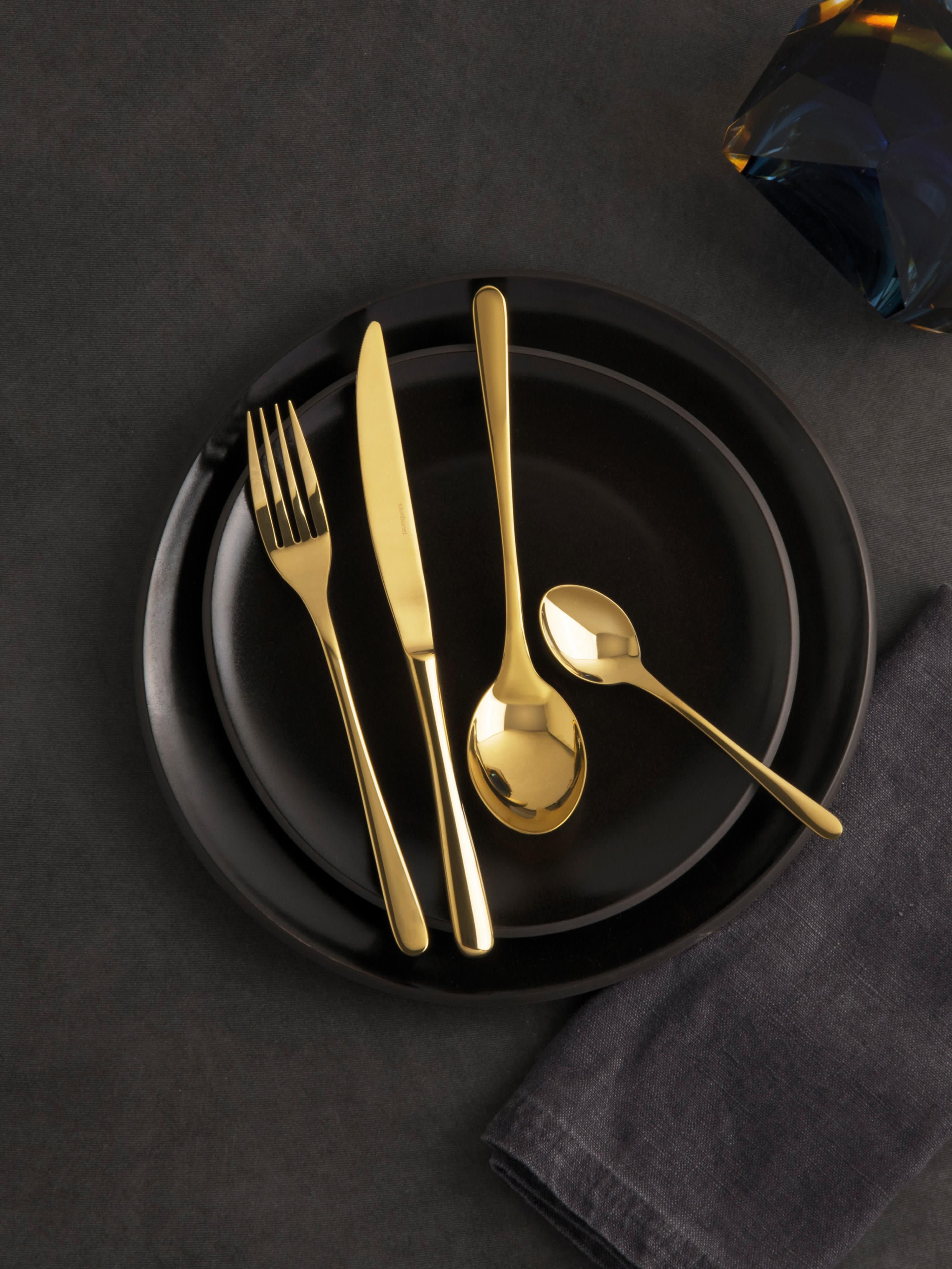 Hochglanzpoliertes Besteck-Set Taste, 6 Personen, 24er-Set
