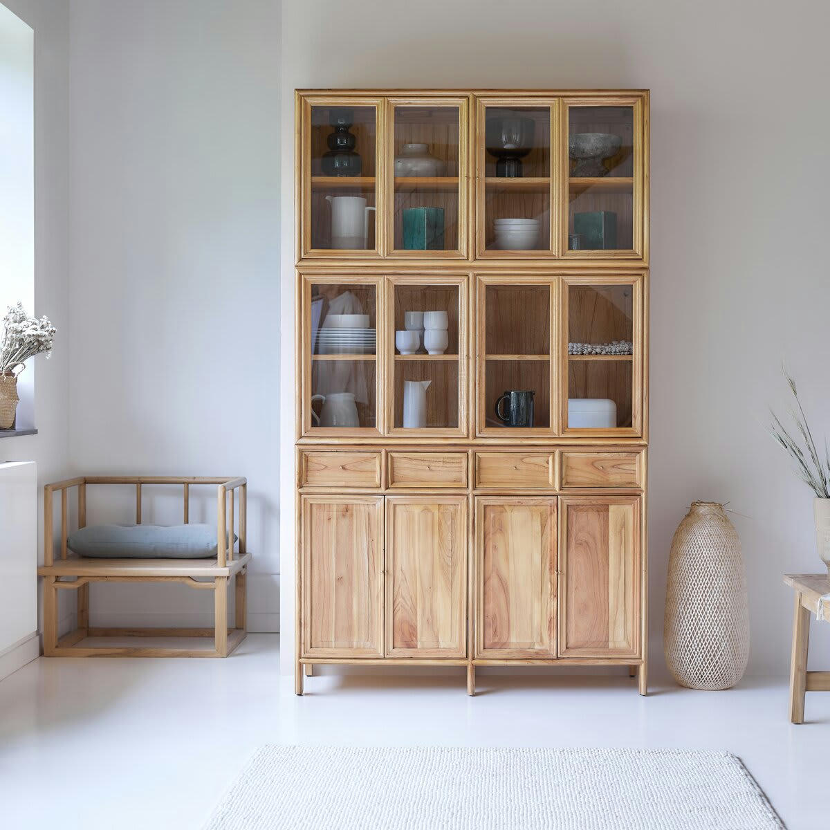 ALEX - Vaisselier double en mindi