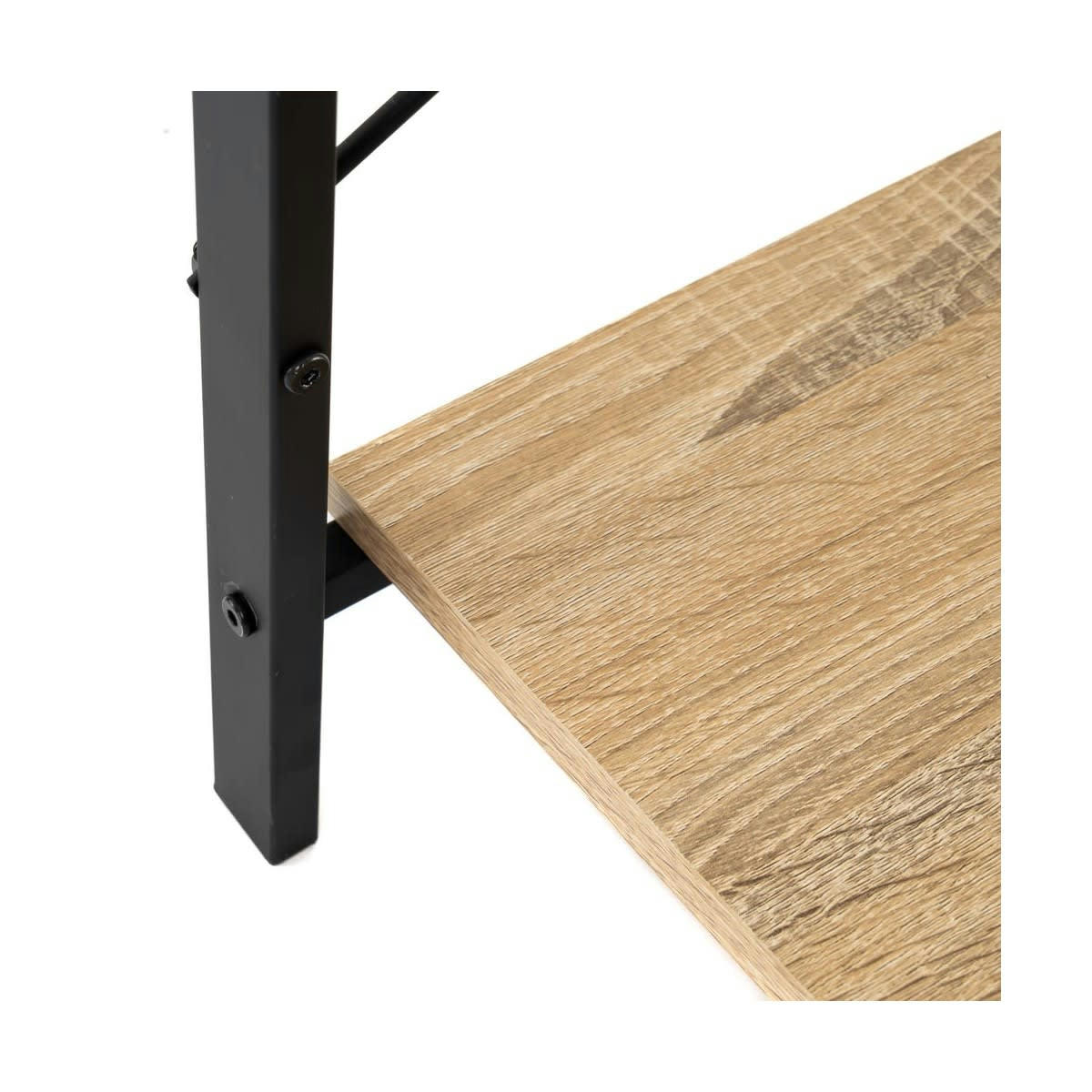 - Portant vêtements bois et métal noir 1 étagère