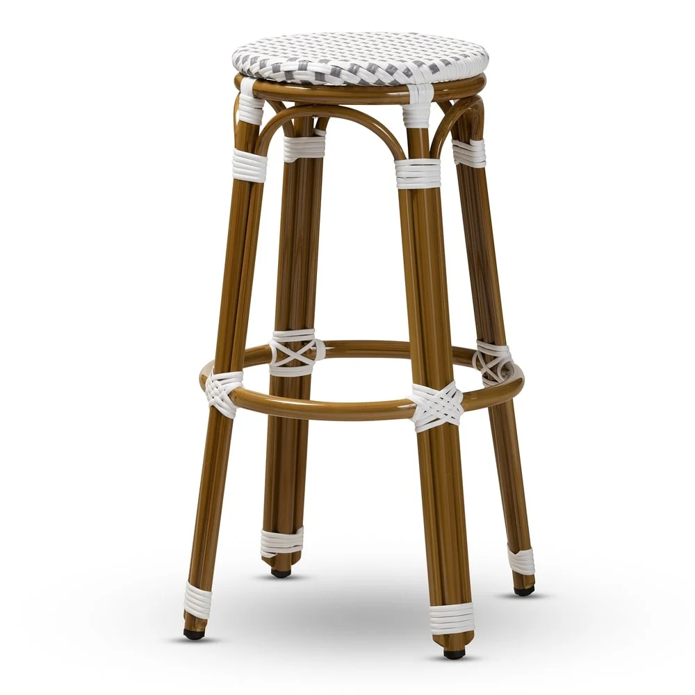 Indoor and Outdoor Stackable Bar Stool by Baxton Studio