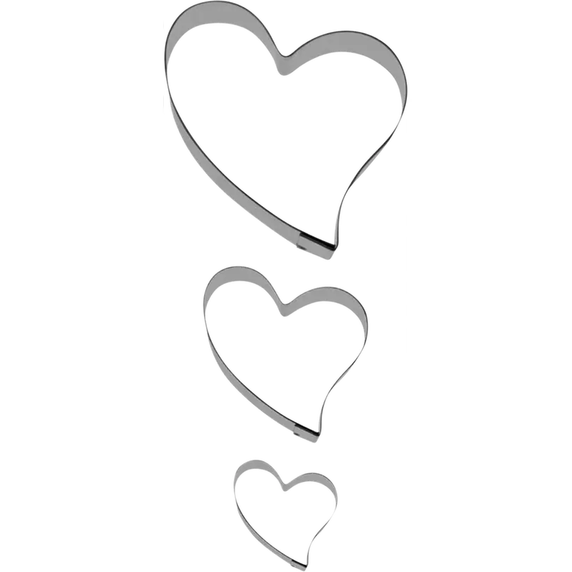Ausstecher 3er-Set Liebe