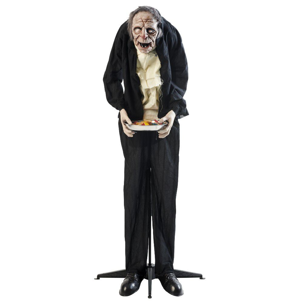 Vieil homme animé et sonore Halloween H153 cm