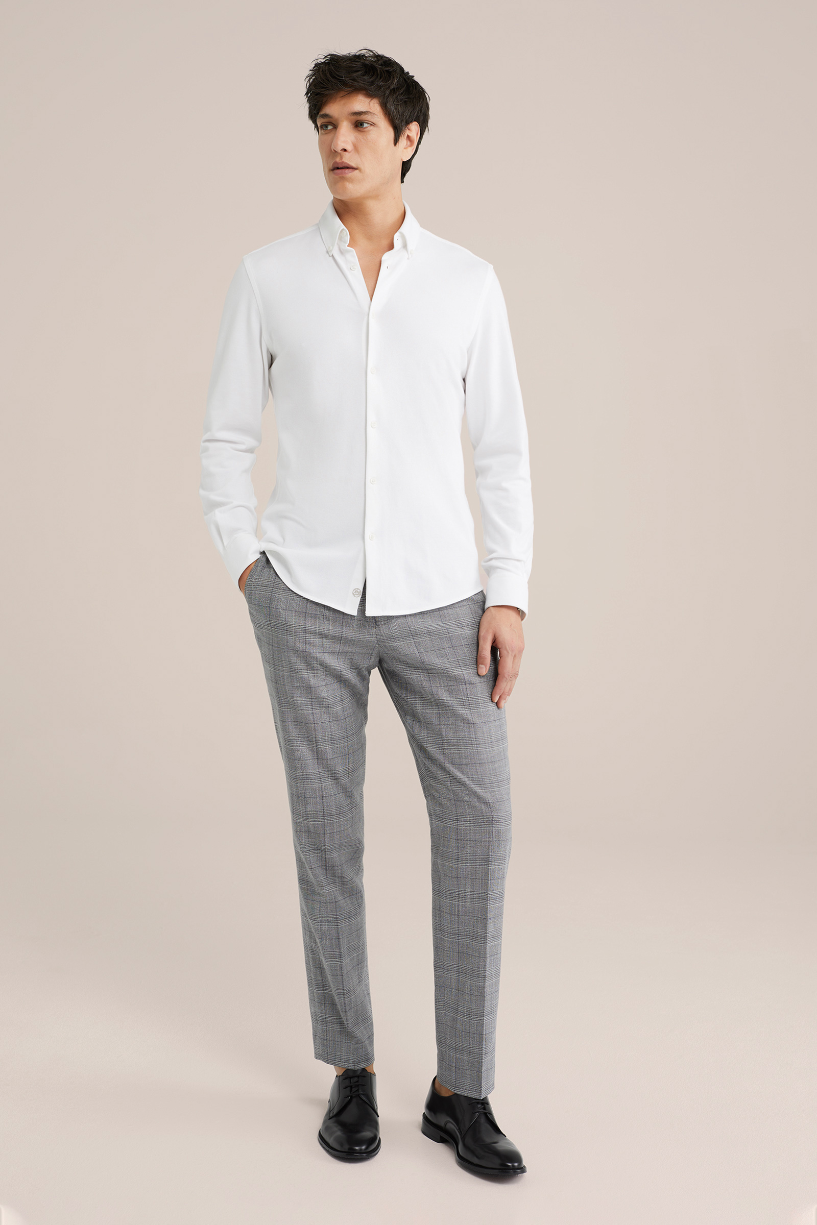 Heren Slim fit oxford overhemd