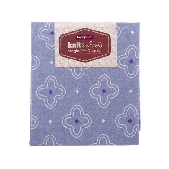 Purple Cross Single Cotton Fat Quarter