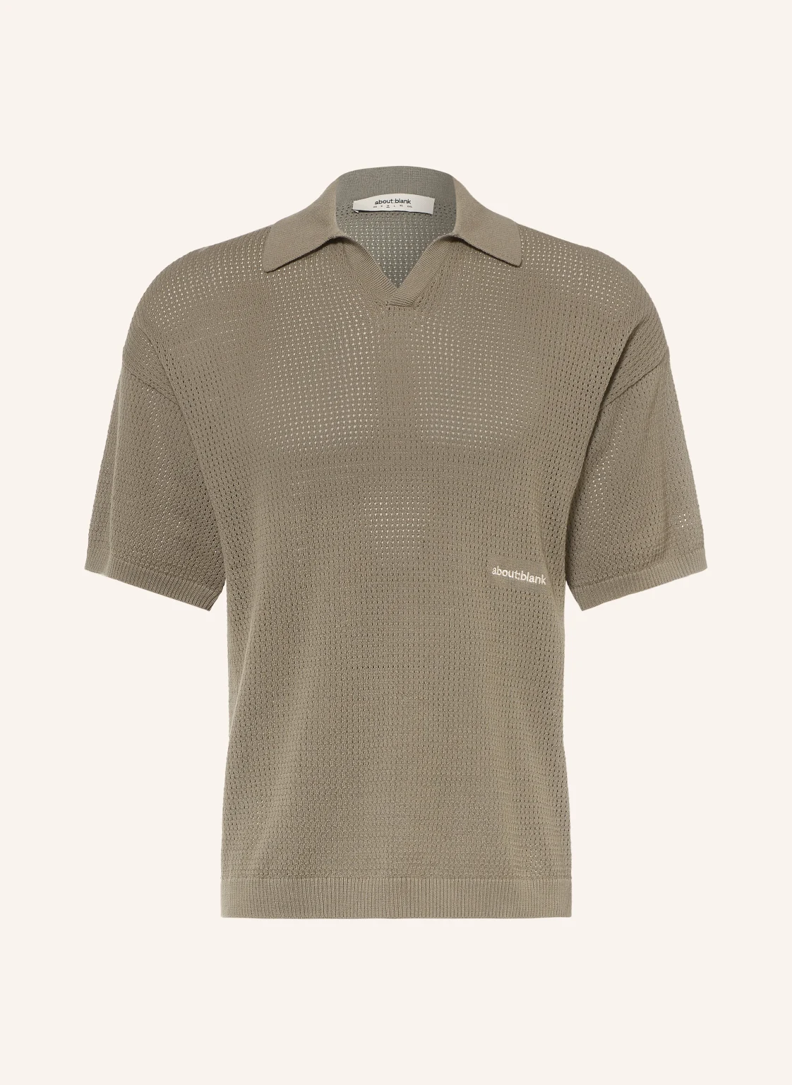 about:blank Strick-Poloshirt