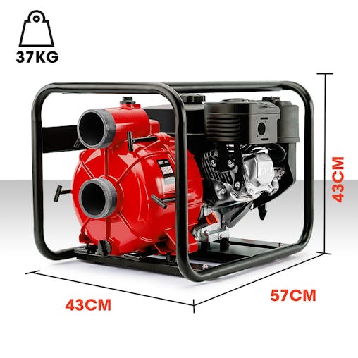 NNEMB 8HP 3 Petrol Trash Water Transfer Pump High Flow Irrigation