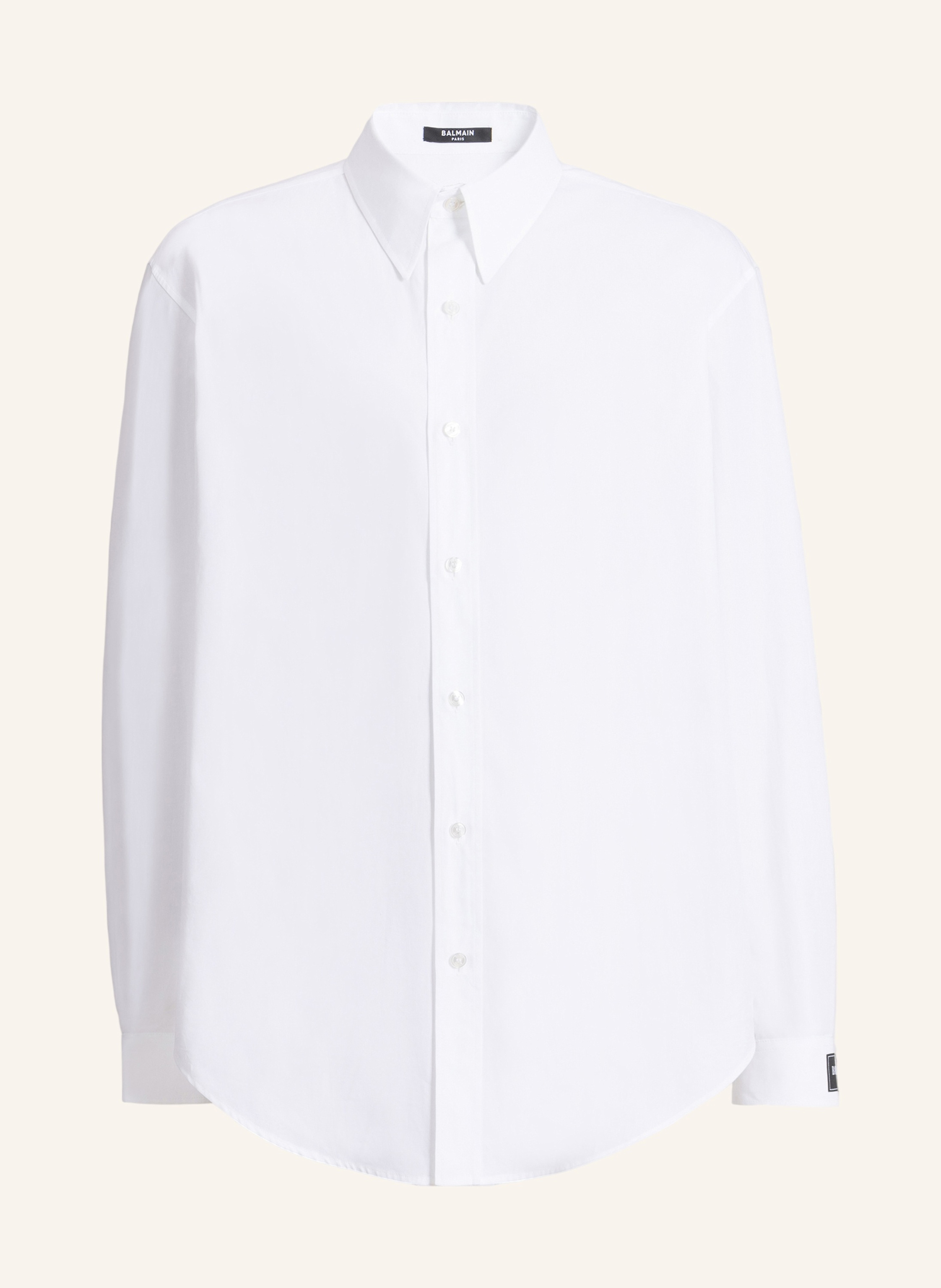 BALMAIN Balmain Paris Hemd aus Baumwollpopeline