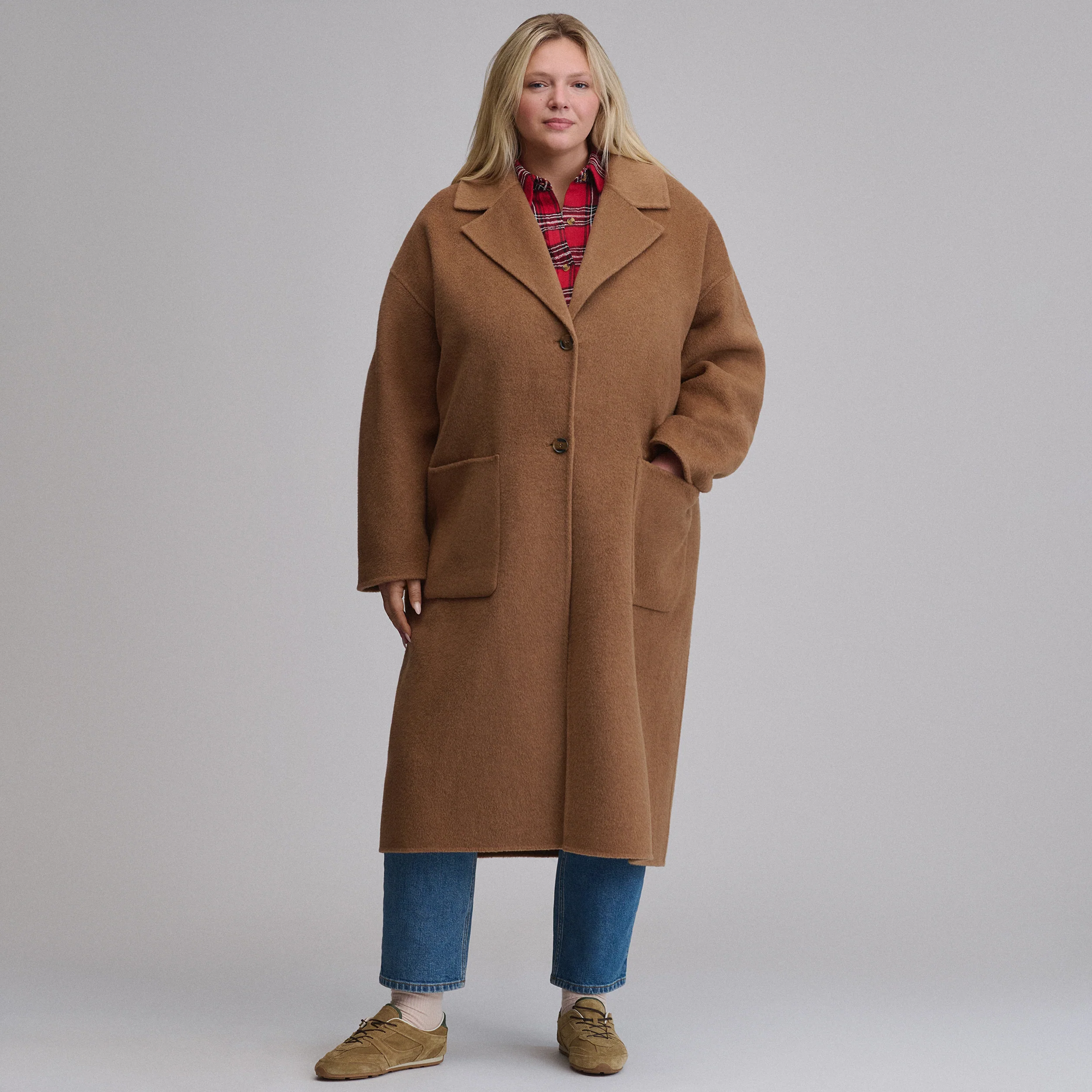 Women's Wool Blend Trench Coat