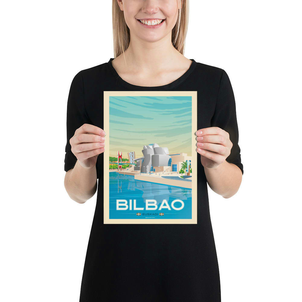 - Affiche Bilbao 21x29,7 cm