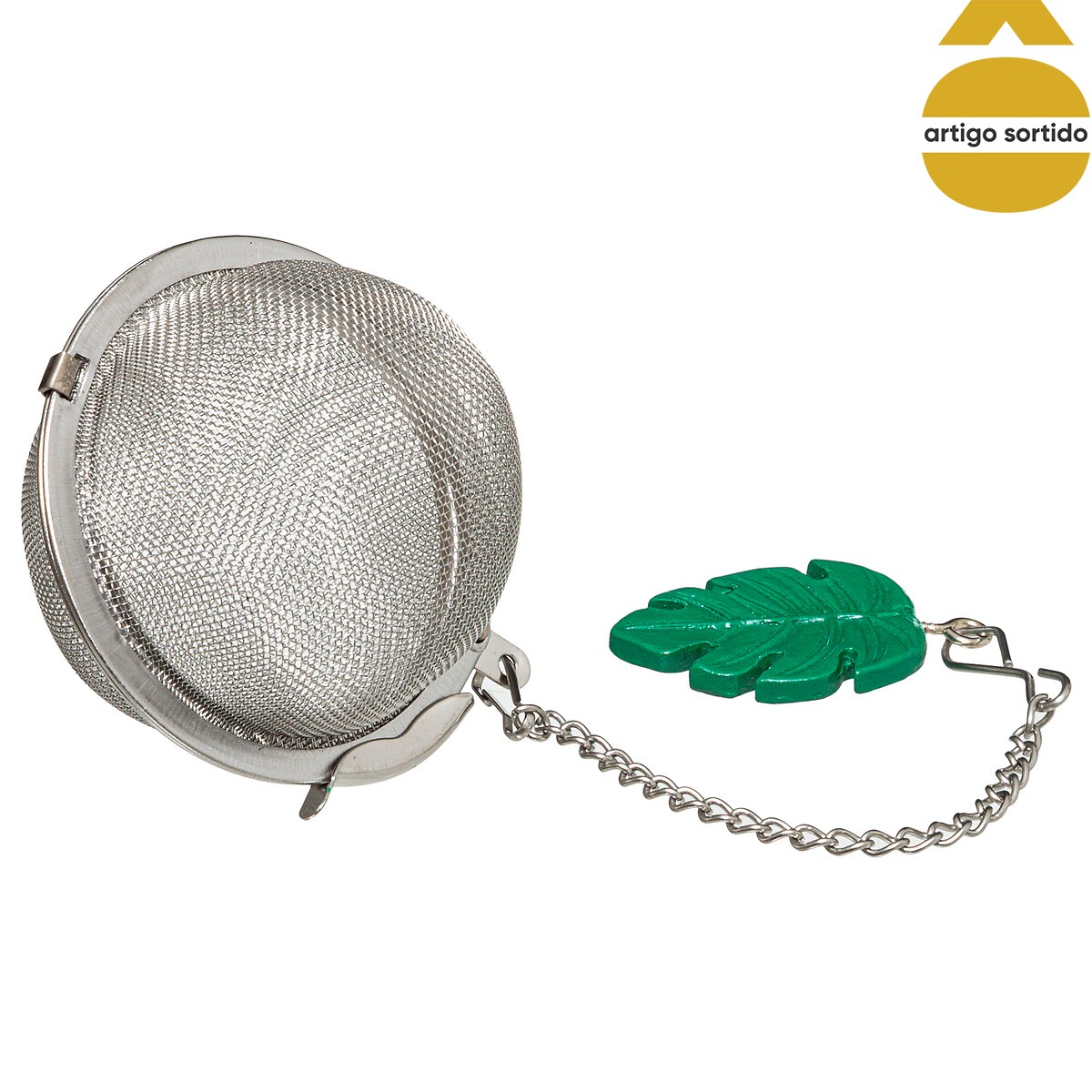 Dispensador de chã em metal