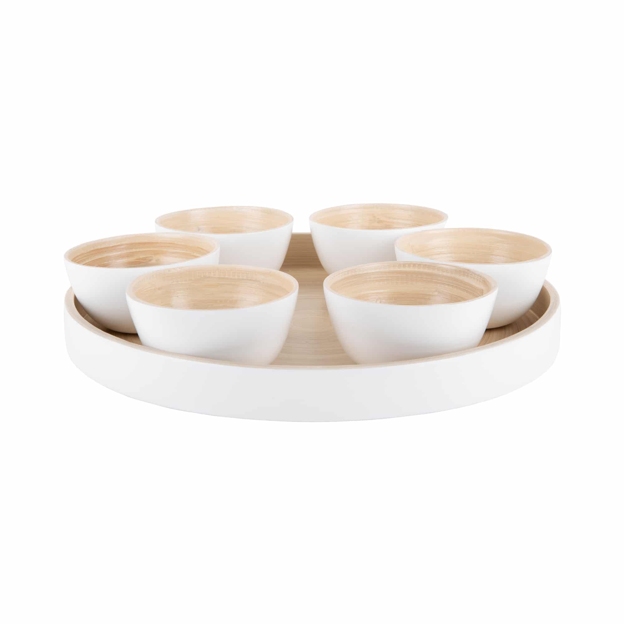 Present Time schaal Tray Puro Rond - wit - Ø32cm