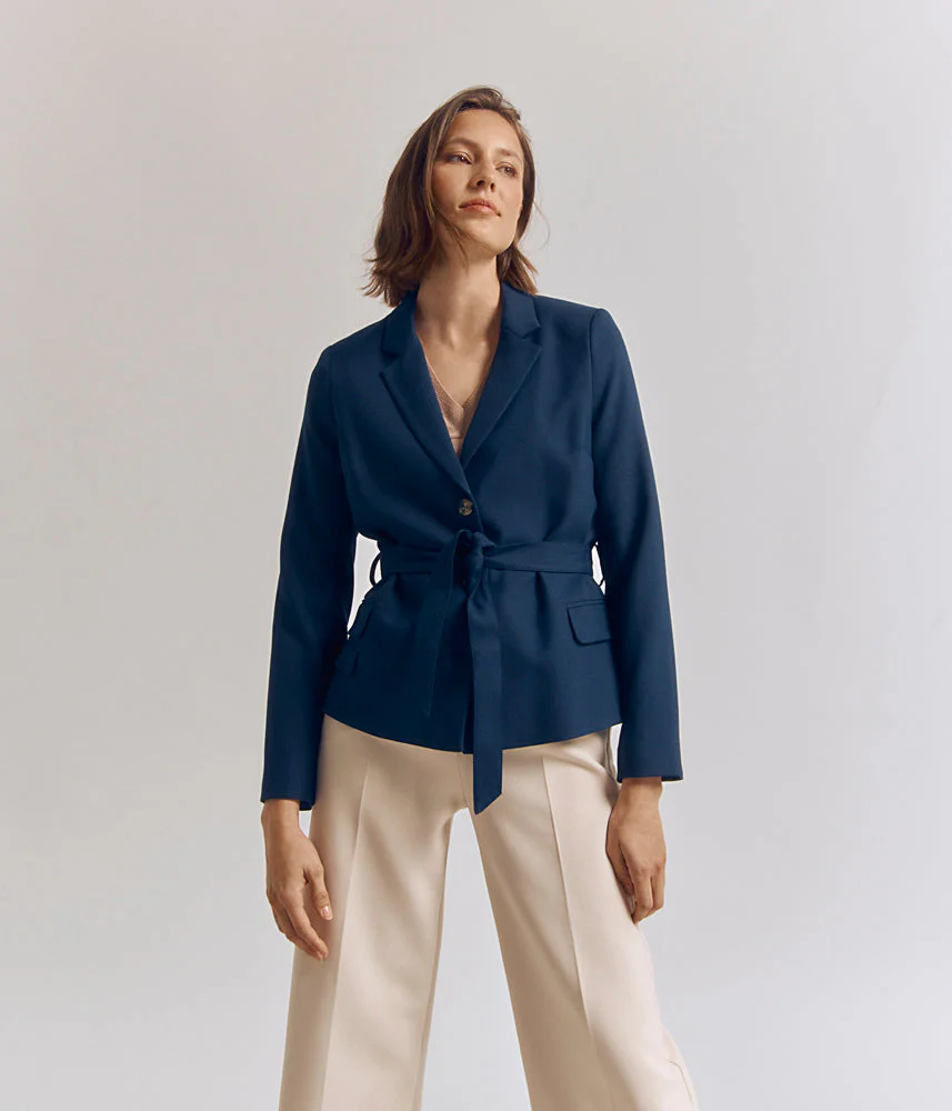 Veste souple ceinturée BANA/82046/317